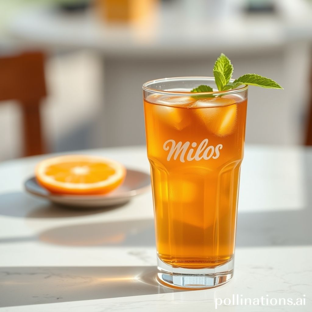 is milos no calorie sweet tea bad for you